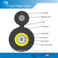 Drop cable outdoor 8 core fiber optic cable with 1.2mm messenger wire